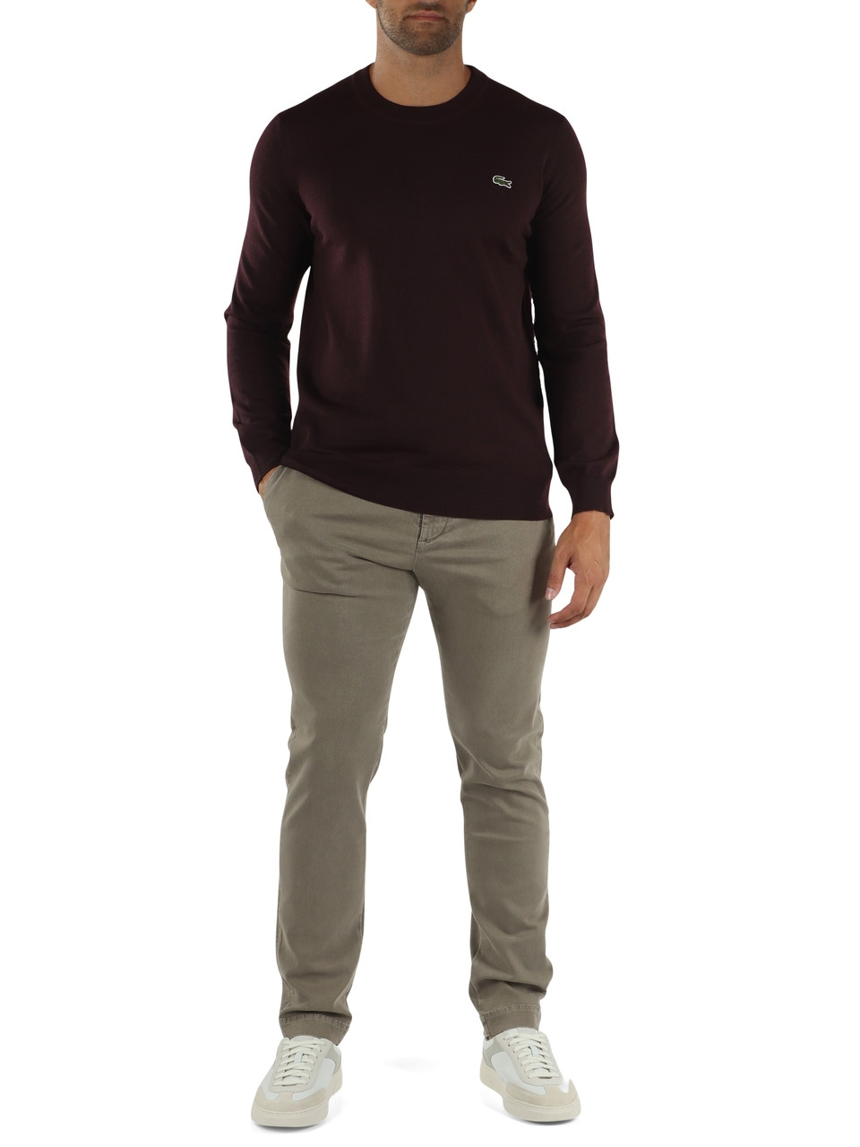 TORTORA | GRAY Regular Fit Hose aus Stretch-Baumwolle und Lyocell