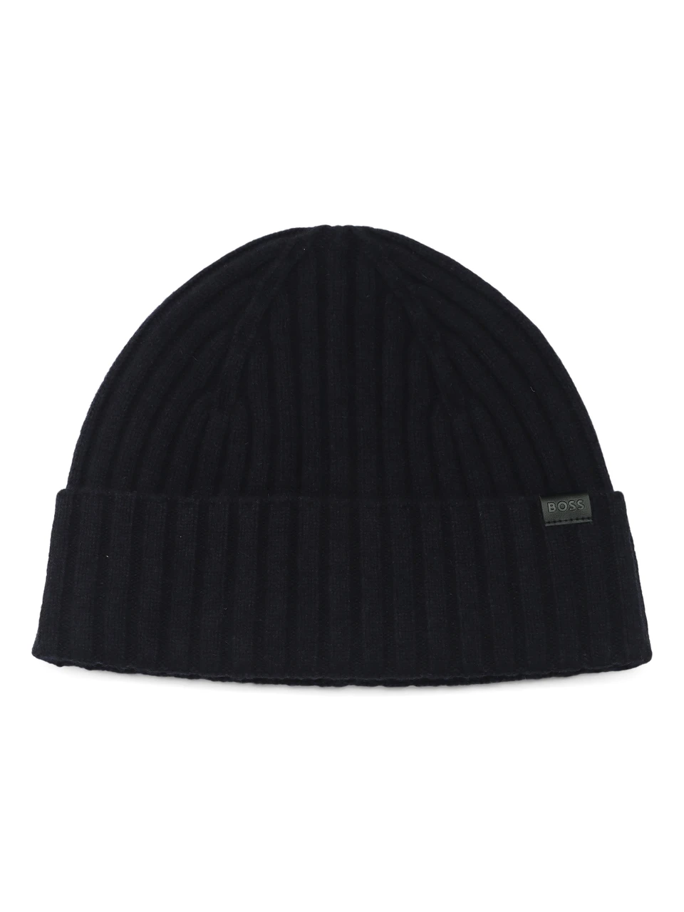 BLU SCURO | Cappello a coste in misto lana vergine FINO