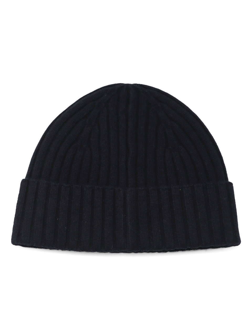 BLU SCURO | Cappello a coste in misto lana vergine FINO