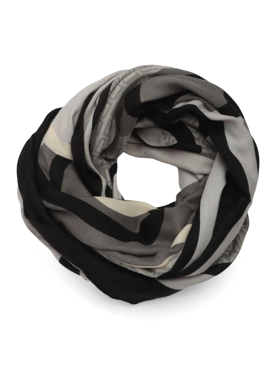 NERO | Foulard quadrato stampa logo