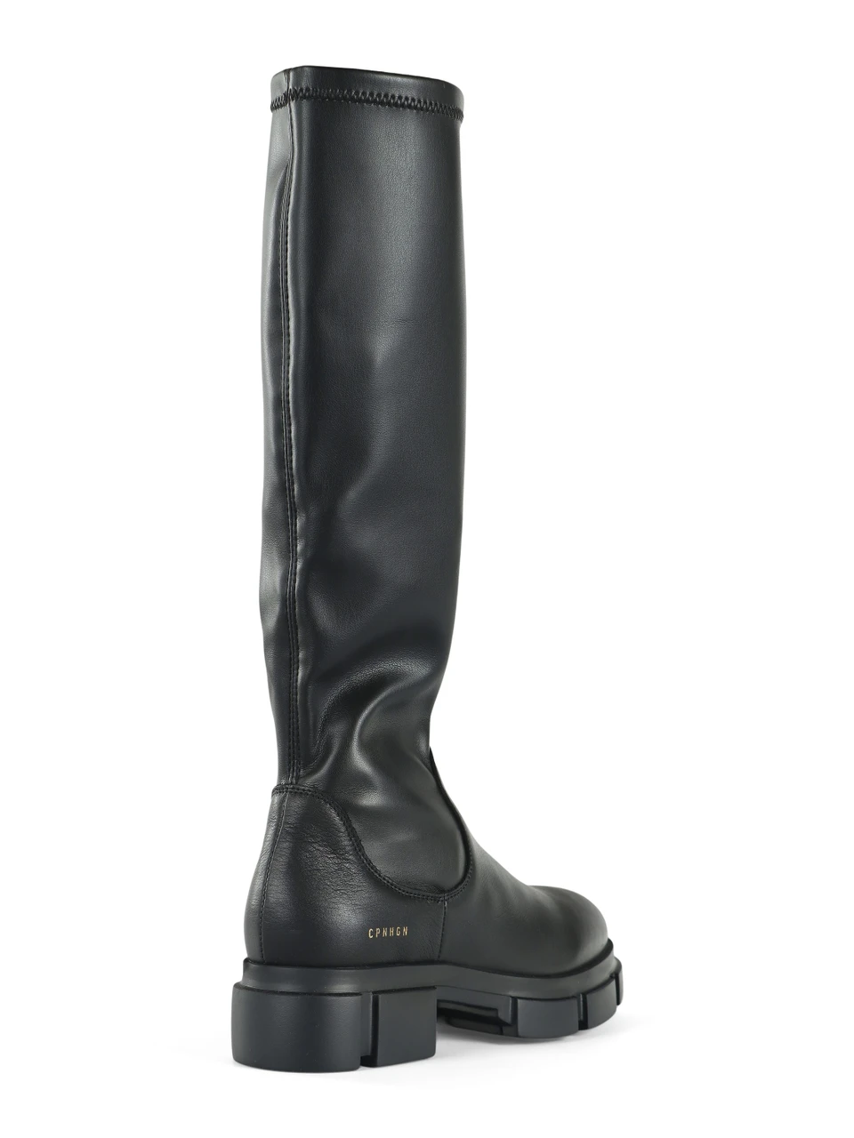 NERO | Stivali in pelle ed ecopelle stretch CPH556