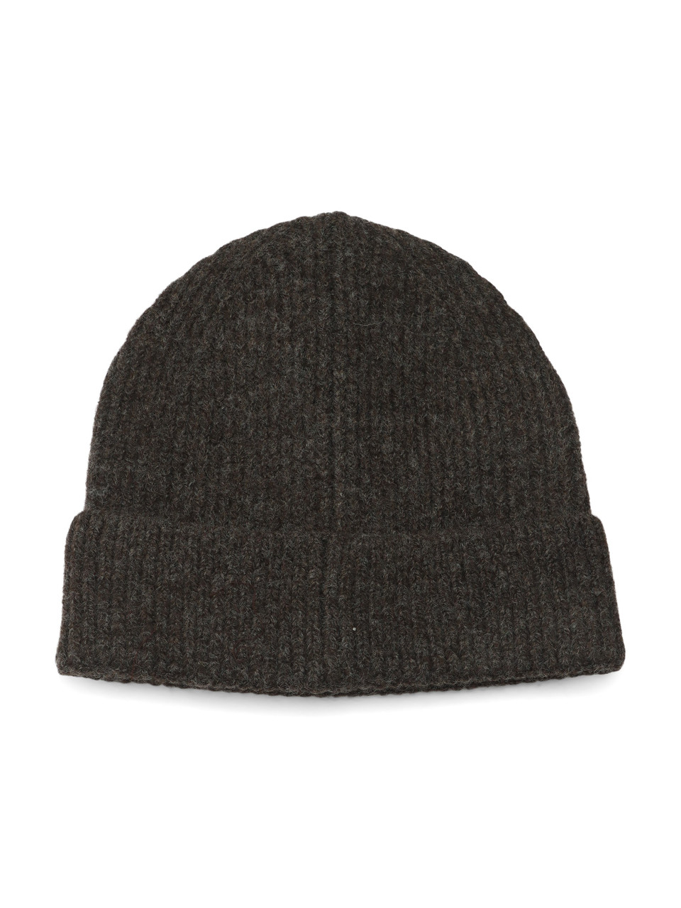 MARRONE | Cappello a costine in misto lana