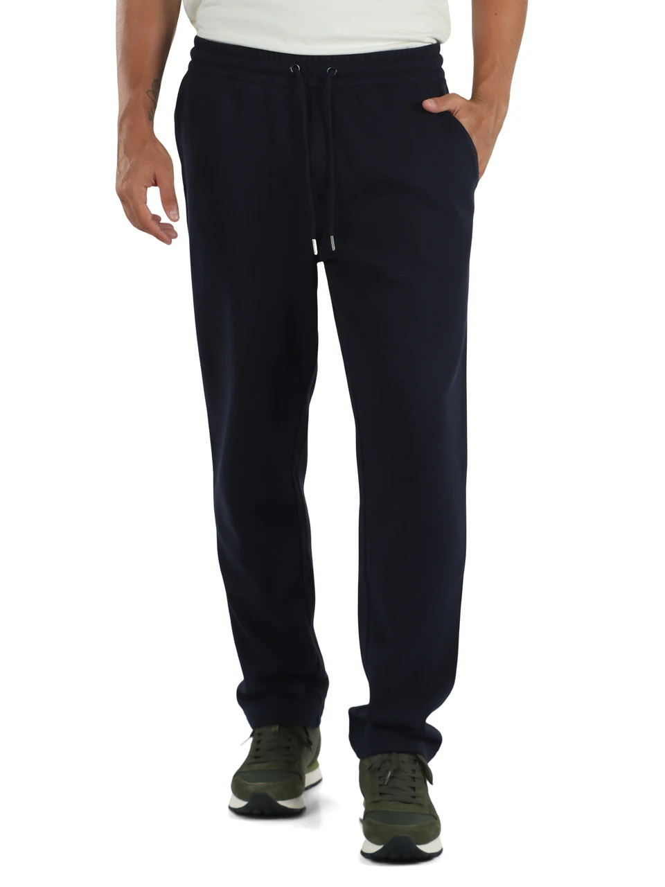 BLU SCURO | Pantaloni sportivi in misto cotone