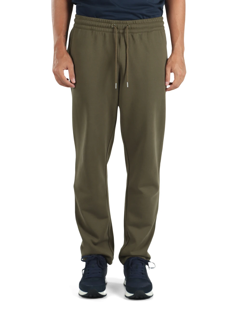 VERDE MILITARE | Pantaloni sportivi in misto cotone