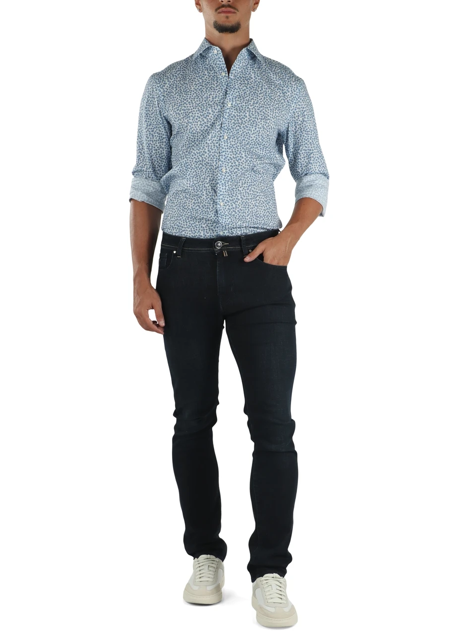 BLU SCURO | Pantalone jeans cinque tasche BARD FAST Slim fit
