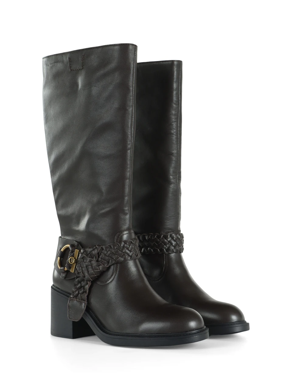 MARRONE | Stivali in pelle COLBY 03