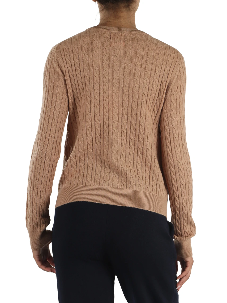 CAMMELLO | Cardigan a trecce in lana merino e cashmere