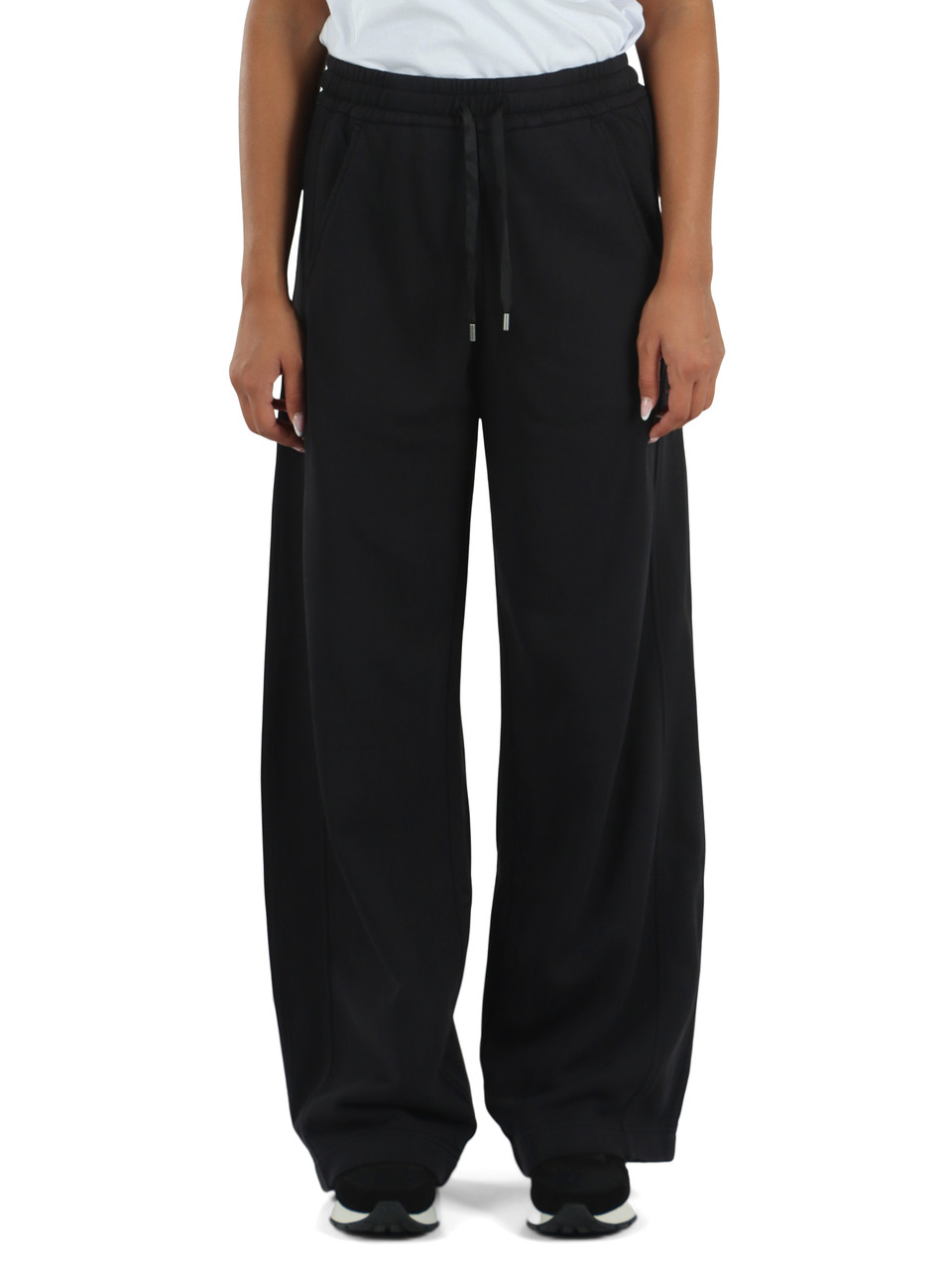 NERO | Pantaloni sportivi balloon in cotone garzato