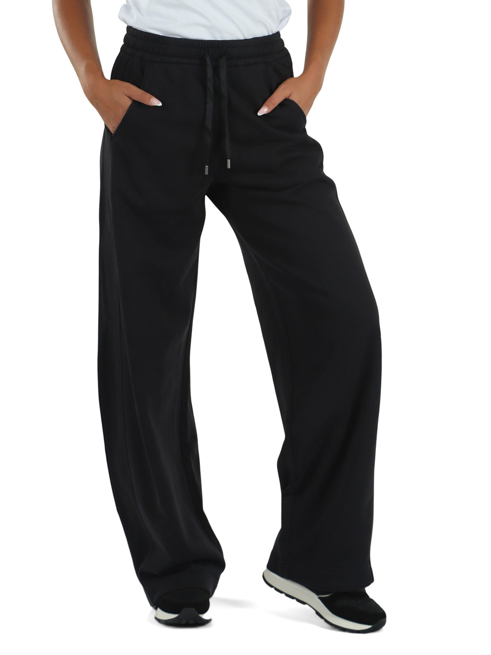 NERO | Pantaloni sportivi balloon in cotone garzato