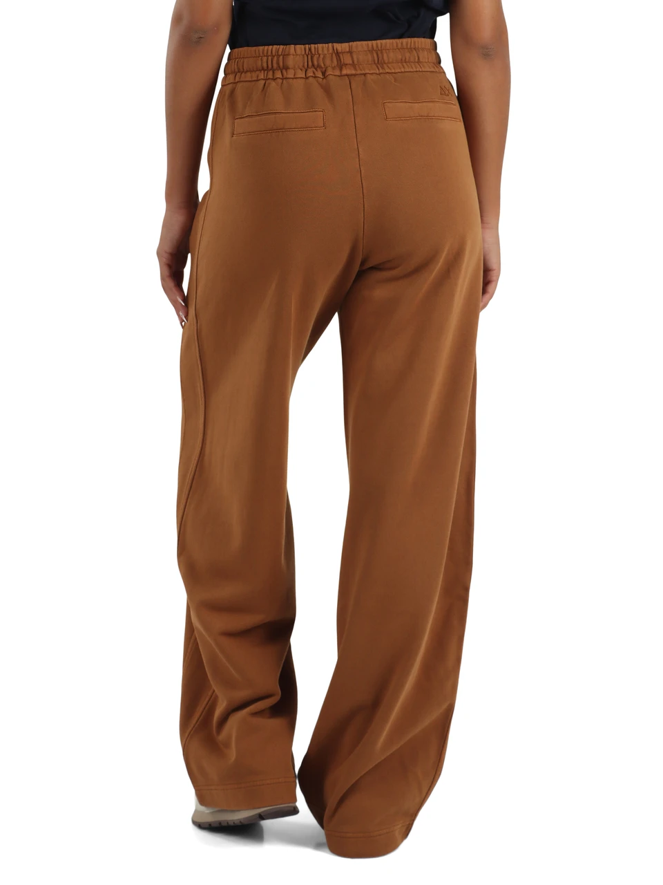 MARRONE CHIARO | Pantaloni sportivi balloon in cotone garzato