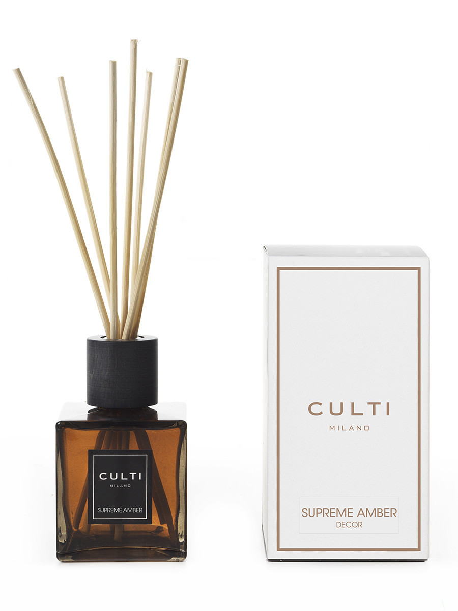 NERO | Diffusore a midollino "SUPREME AMBER"