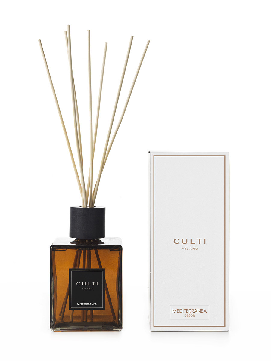 NERO | Diffusore a midollino "MEDITERRANEA"