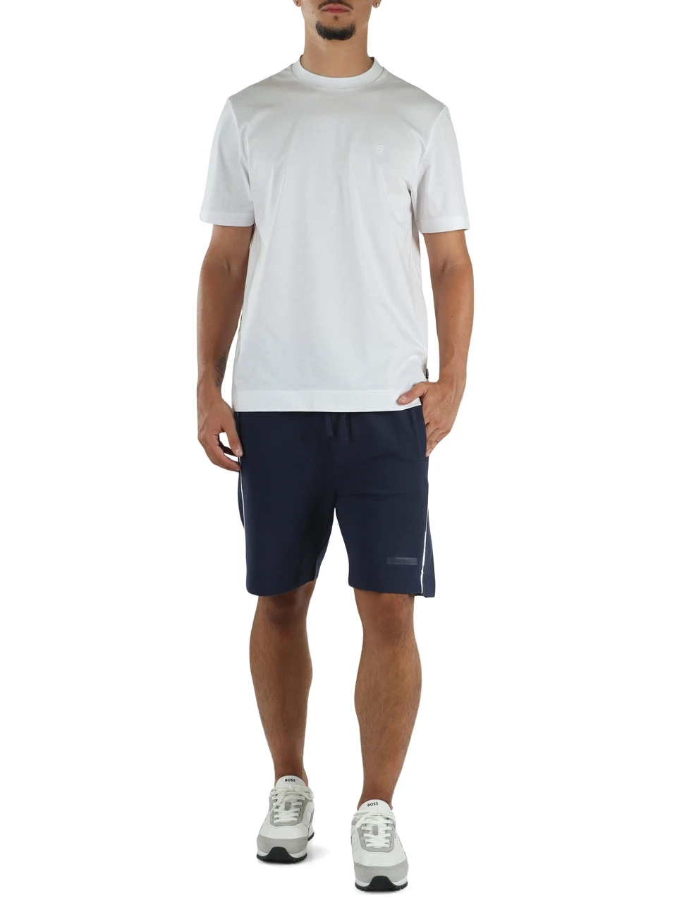 BLU | BODYWEAR: Pantaloncini corti in cotone stretch