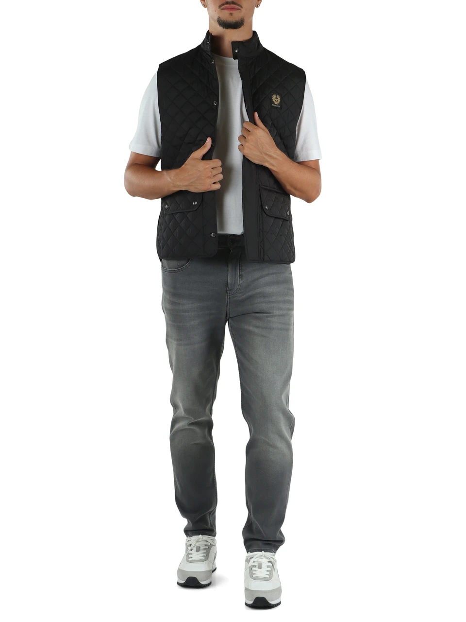 NERO | Gilet ICON con trapuntatura a rombi