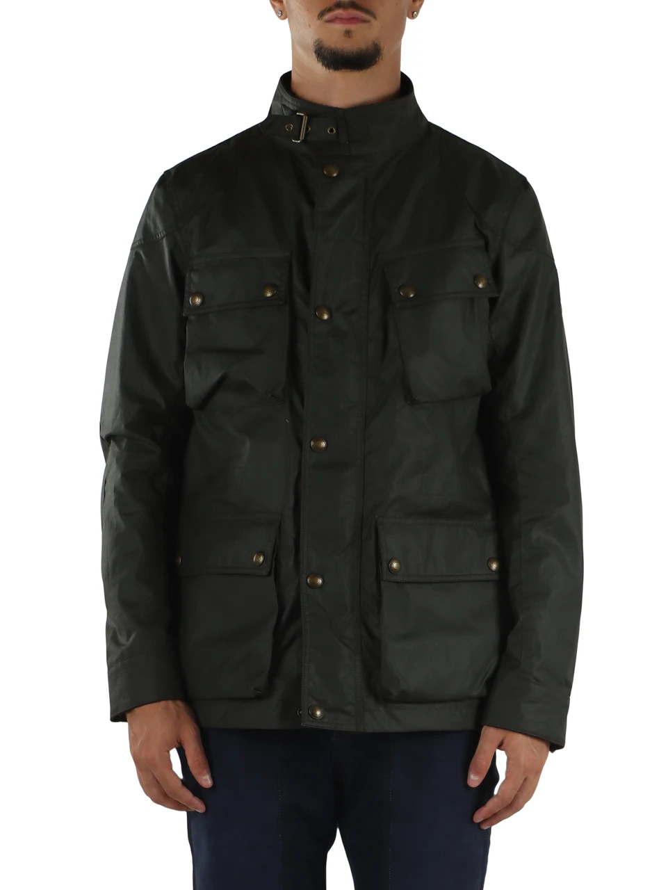 VERDE SCURO | Giacca FIELDMASTER in cotone cerato British Millerain da 6 oz