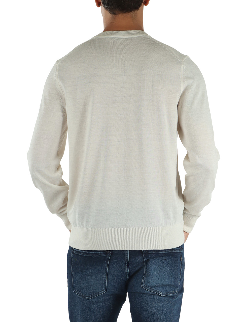 PANNA | Maglia girocollo in lana vergine merino extrafine
