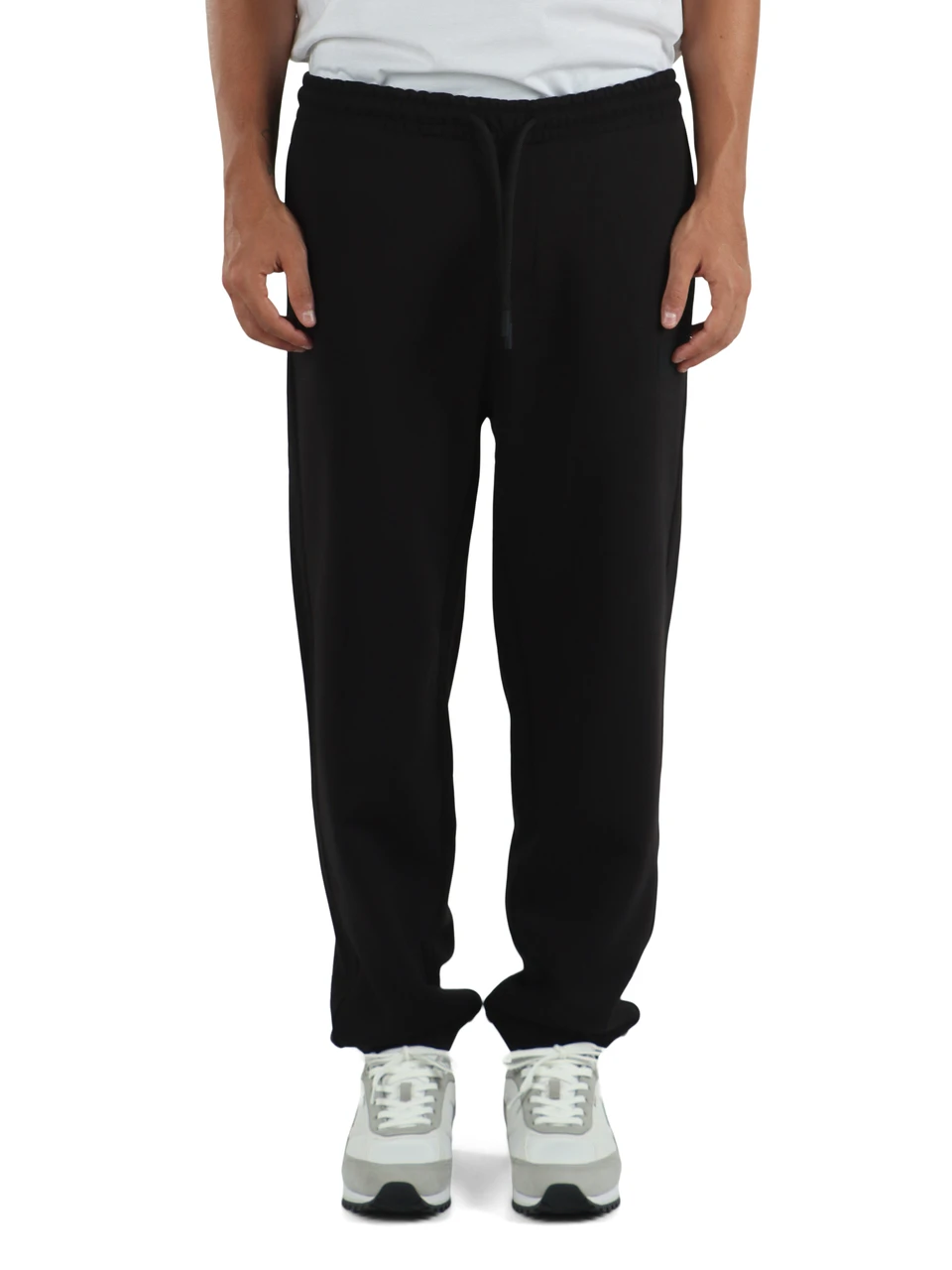 NERO | Pantaloni sportivi in misto cotone
