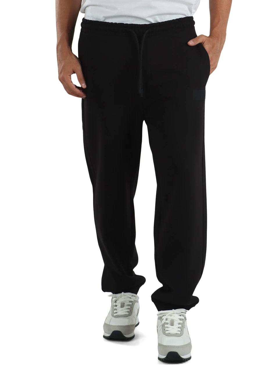 NERO | Pantaloni sportivi in misto cotone