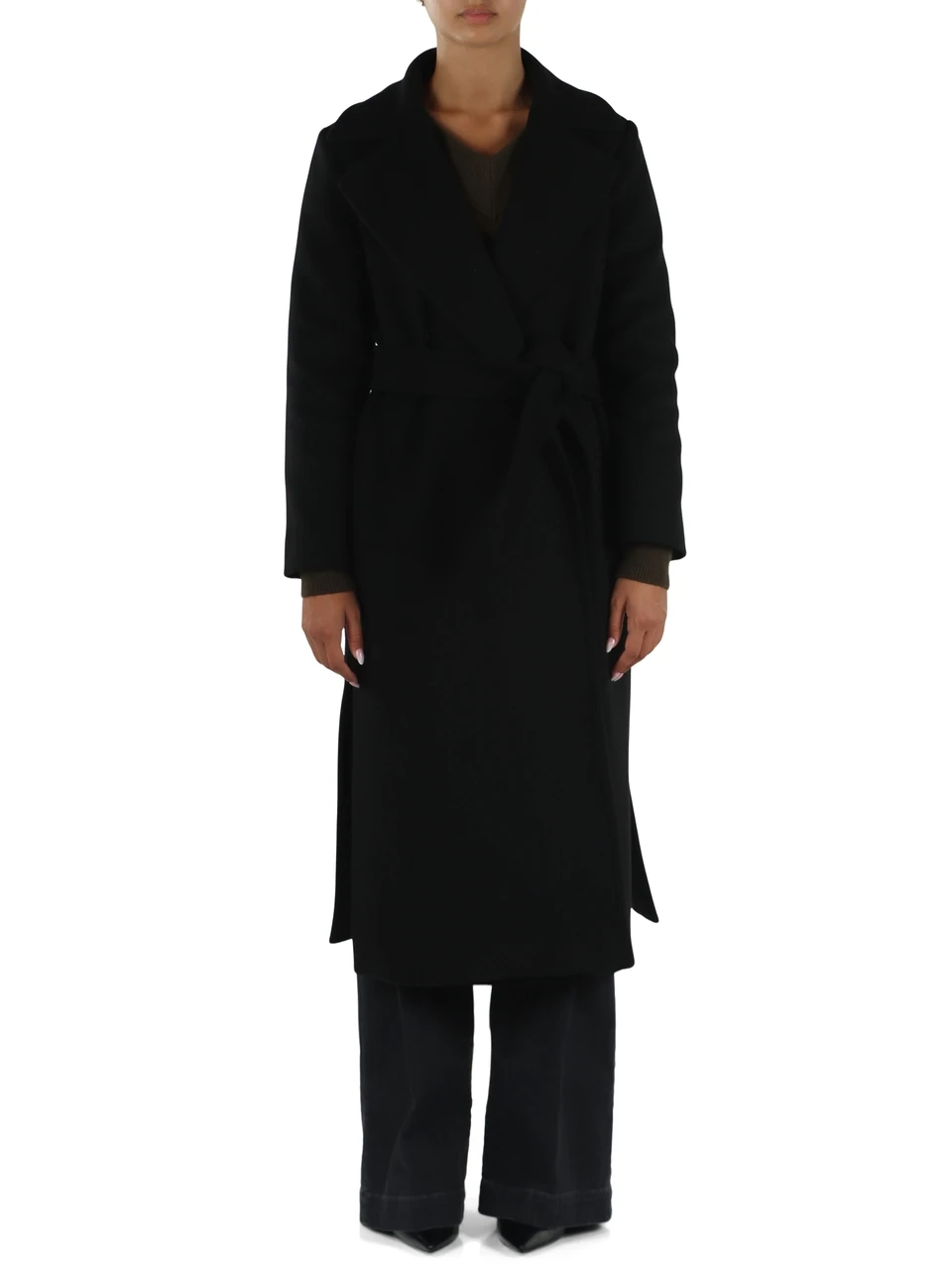 NERO | Cappotto COLIMBO in misto lana Manteco