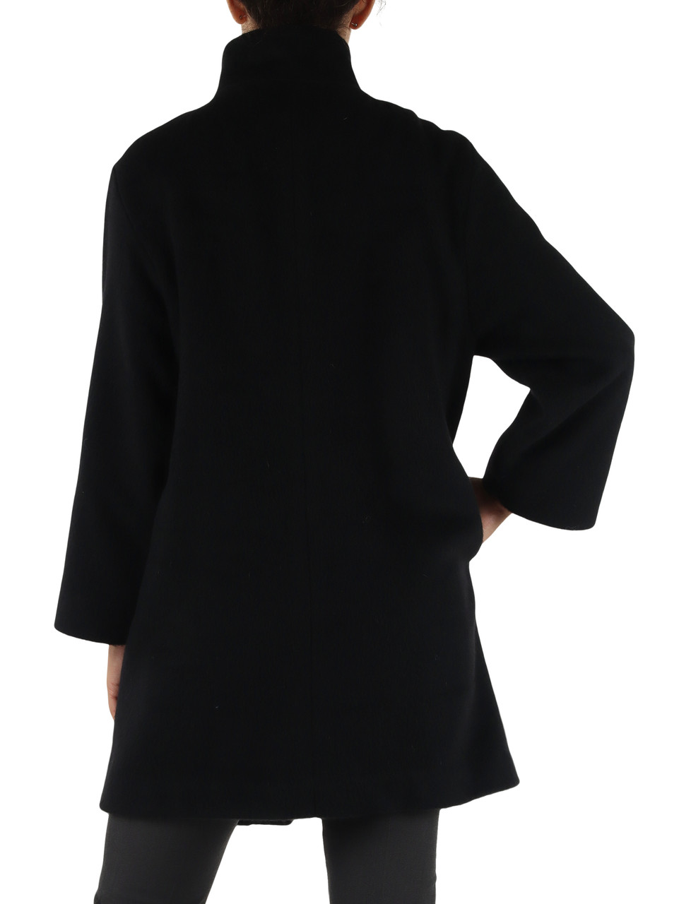 NERO | Cappotto GIOIOSA in misto lana Manteco
