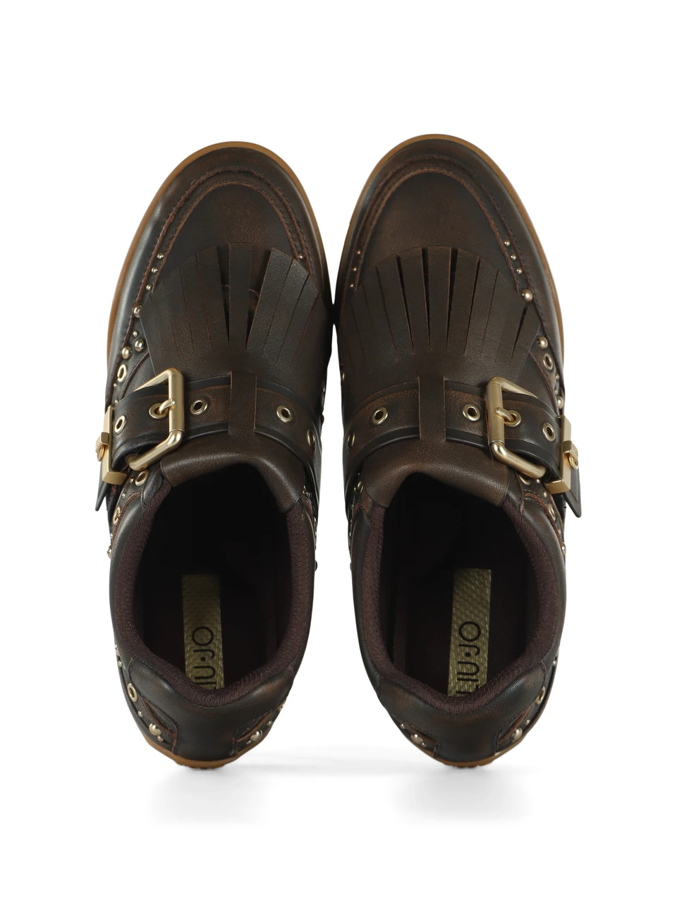 MARRONE | Sneakers slip on in pelle LEWIS 06
