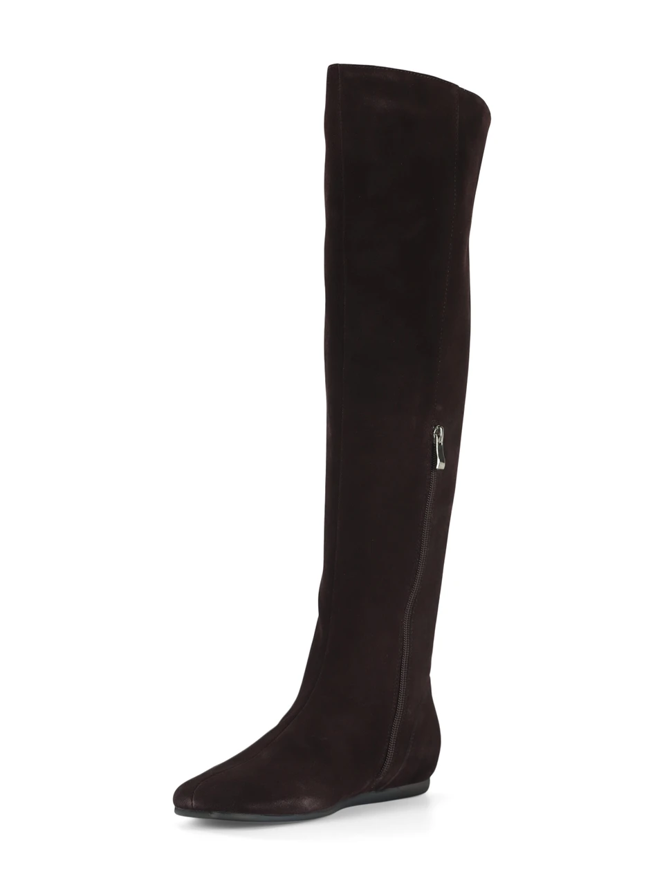 MARRONE | Stivali cuissard in suede