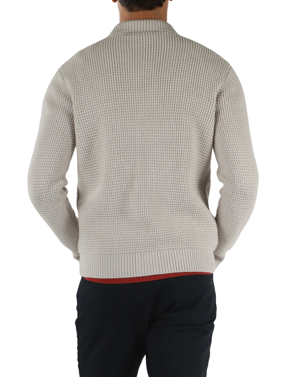 HELLGRAU | Cardigan aus extrafeiner Merinowolle