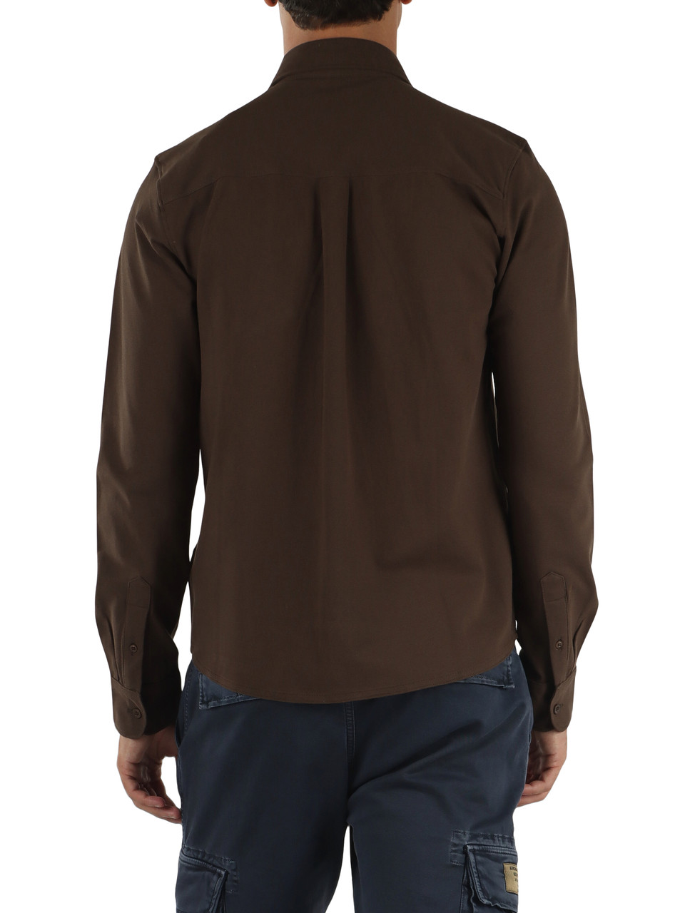 BRAUN | Regular Fit Hemd aus Baumwolljersey