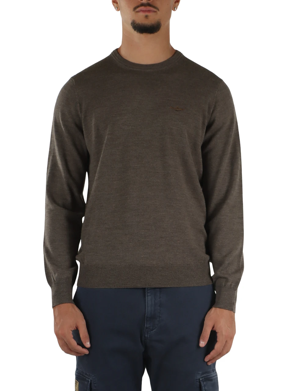 TORTORA | Maglia girocollo in lana merino