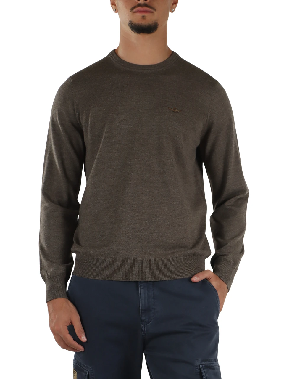 TORTORA | Maglia girocollo in lana merino