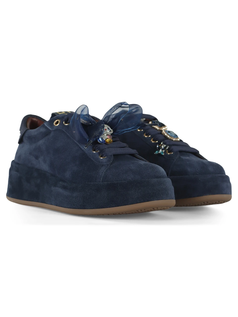BLU SCURO | Sneakers in suede OLIVA148