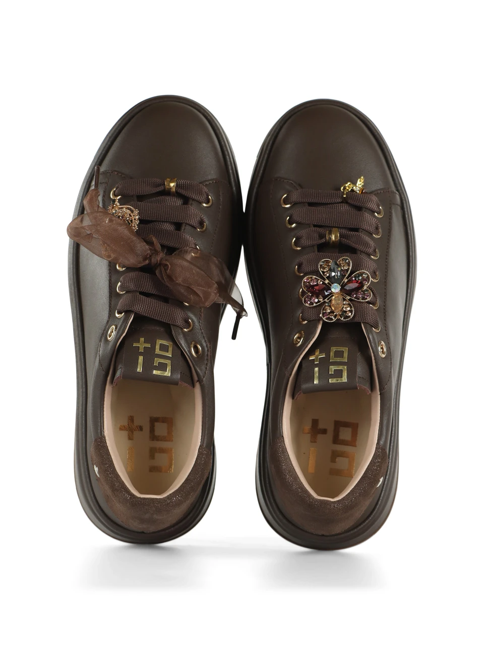 MARRONE | Sneakers in pelle OLIVA120