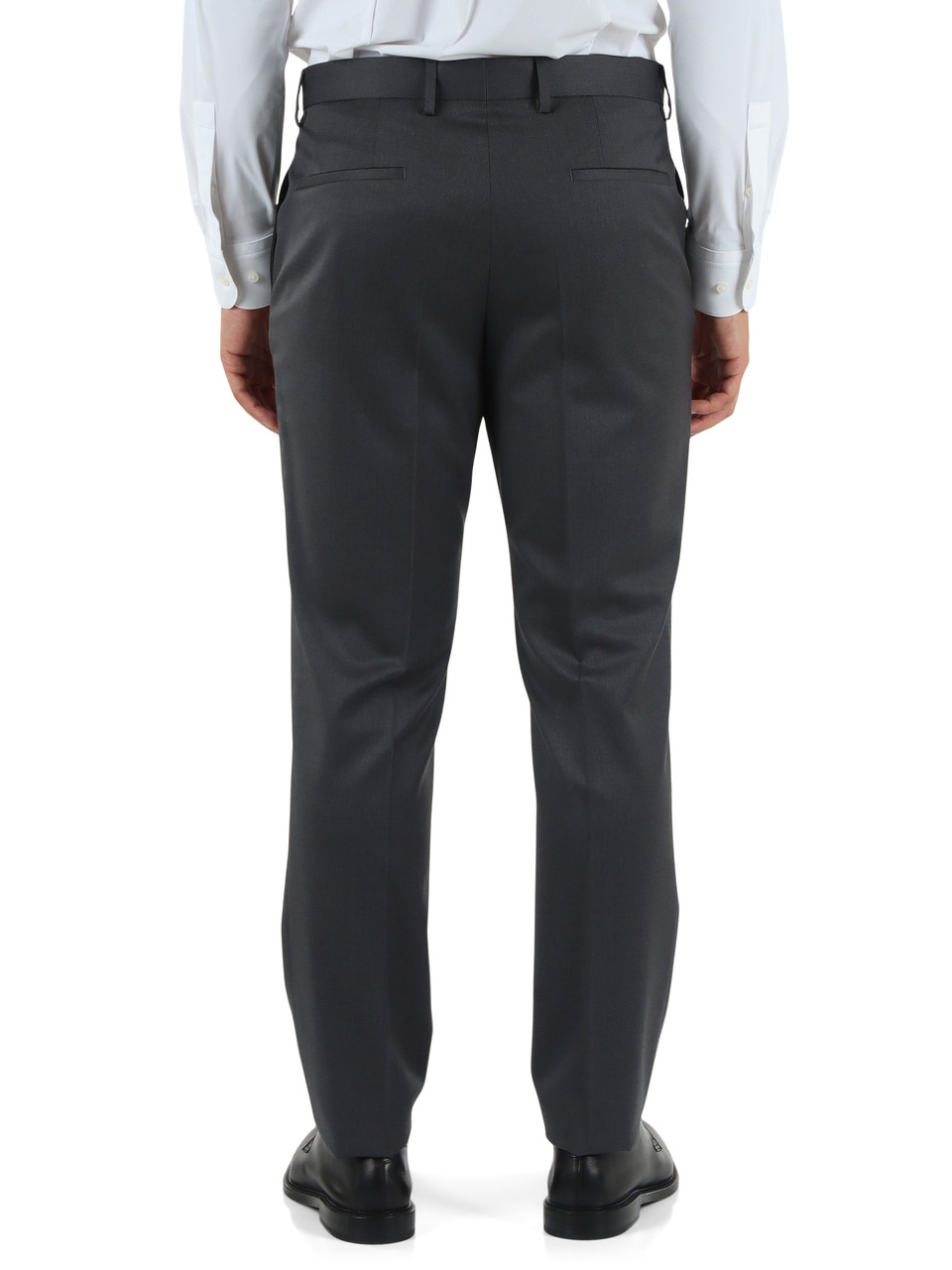 GRIGIO | ONE THE SU1T: Pantalone slim fit in lana vergine