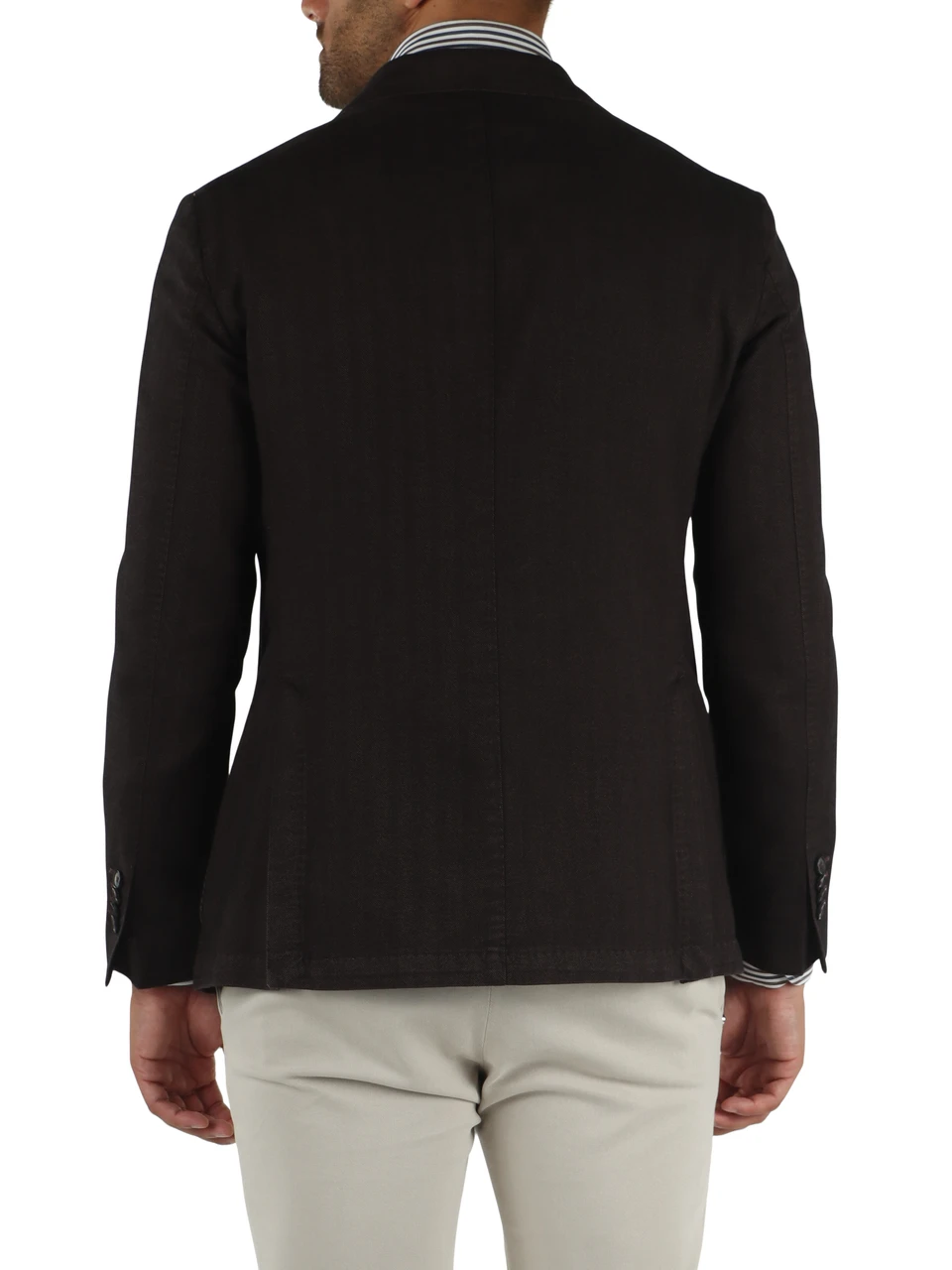 MARRONE | Giacca doppiopetto in cotone TOM regular fit
