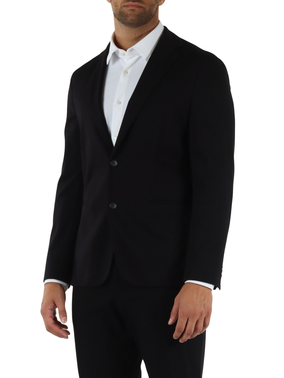 NERO | Giacca Performance slim fit in misto cotone