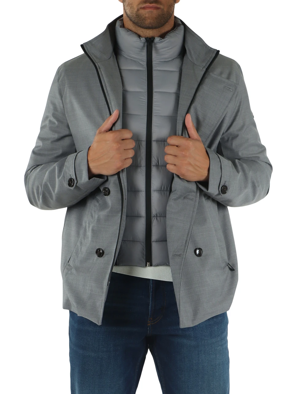 GRIGIO | Giacca HE2440064 Wol Cell Nature Technology