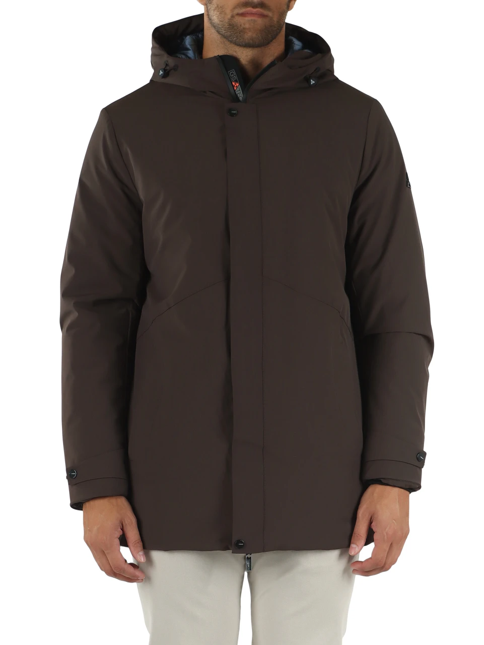 MARRONE | Giaccone HE2440006 Eco-Down 700 Fill Power