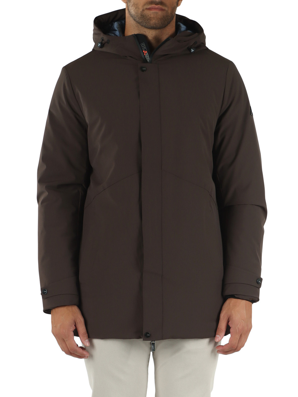 MARRONE | Giaccone HE2440006 Eco-Down 700 Fill Power