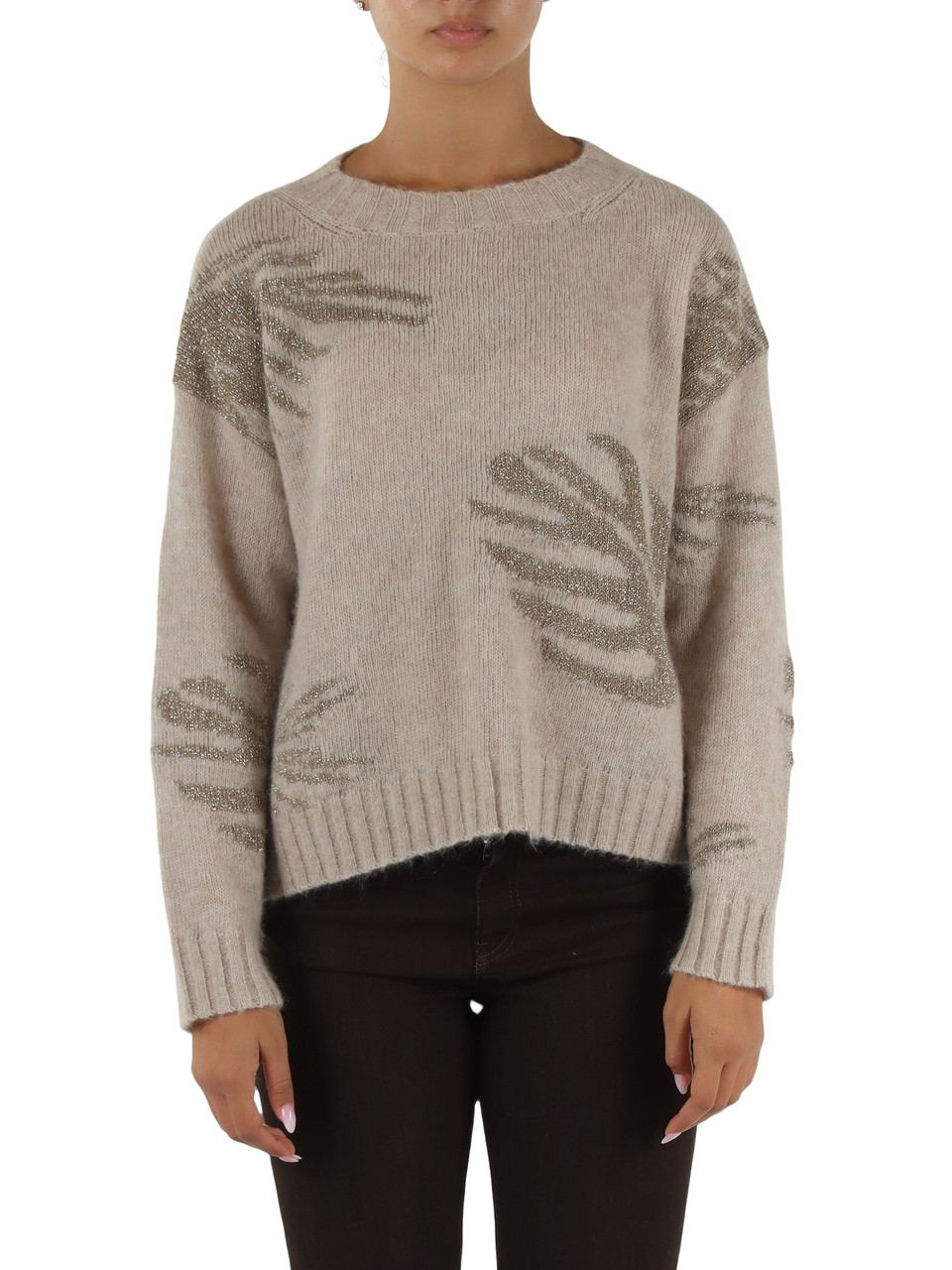 BEIGE | Maglia in misto alpaca, lana e viscosa