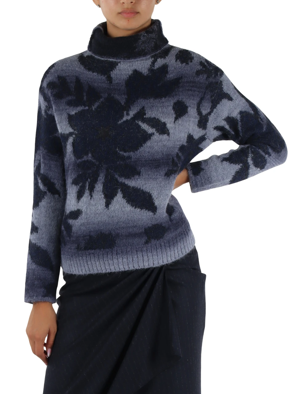 BLU | Maglia in misto alpaca, lana e cashmere