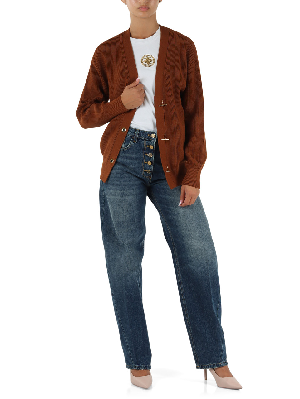 RUGGINE | Cardigan oversize in misto viscosa