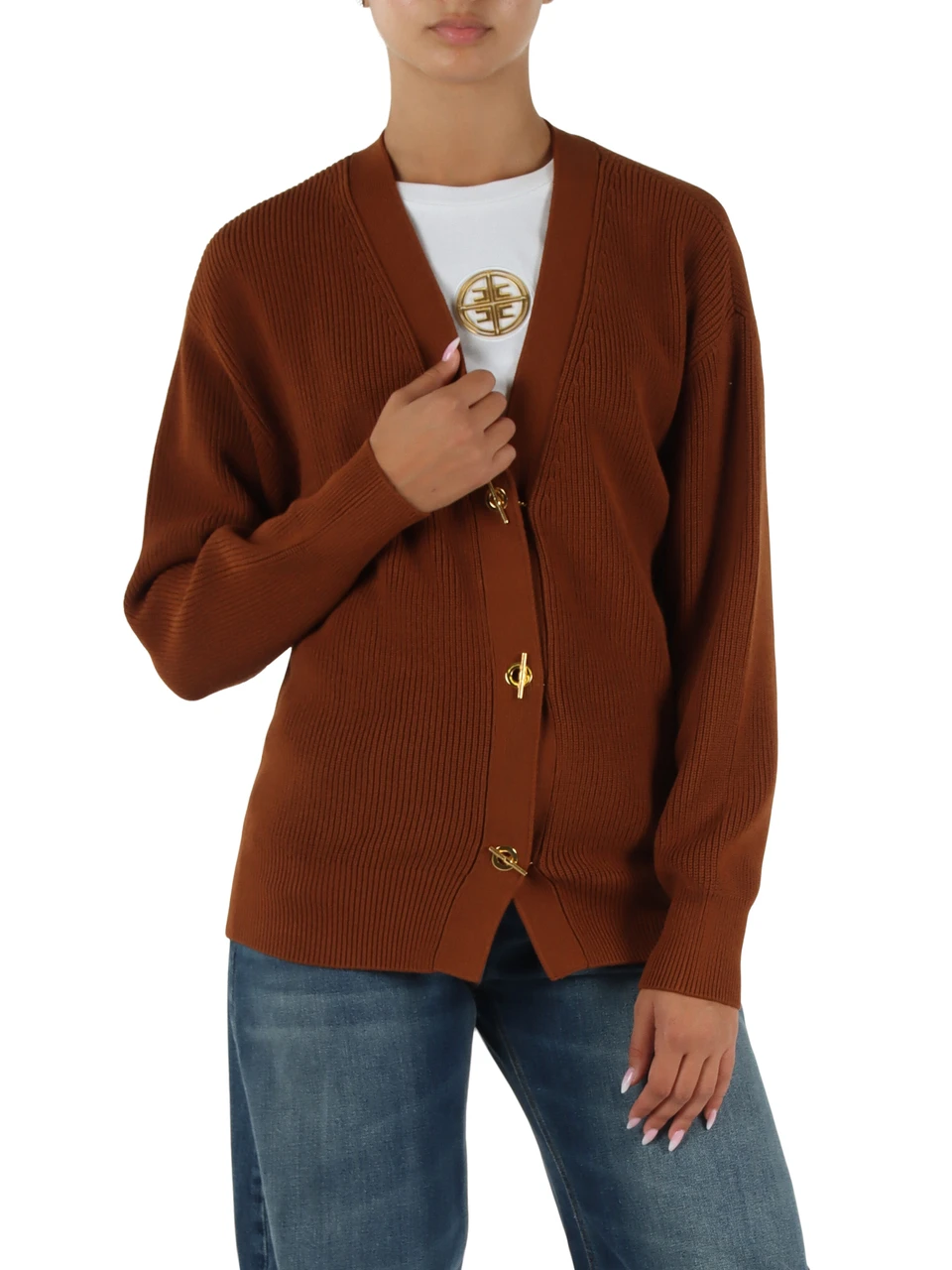 RUGGINE | Cardigan oversize in misto viscosa