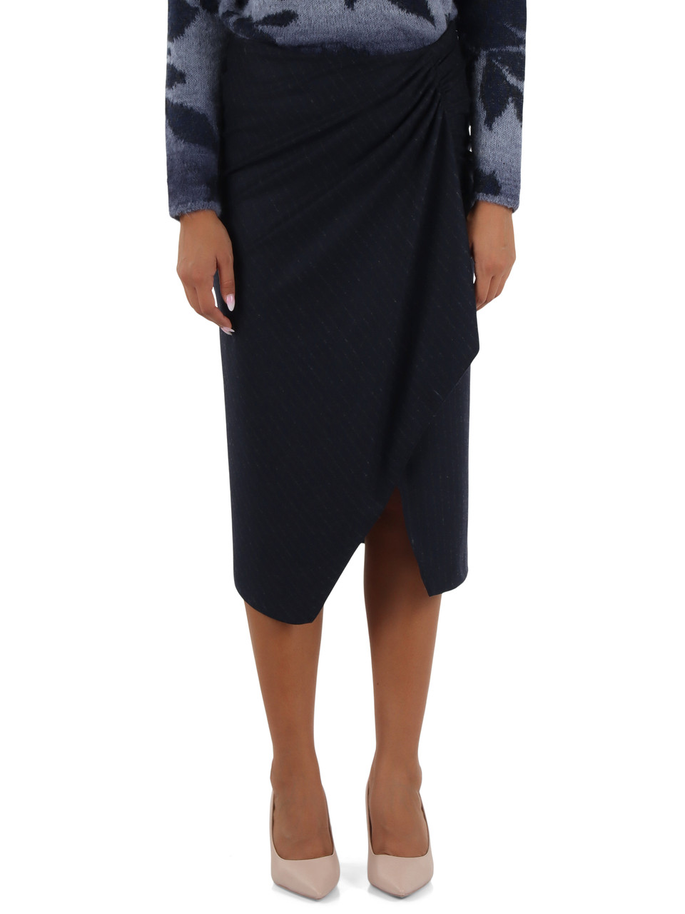 BLU | BARDAZZI X PINKO: Gonna in misto lana CAPENA
