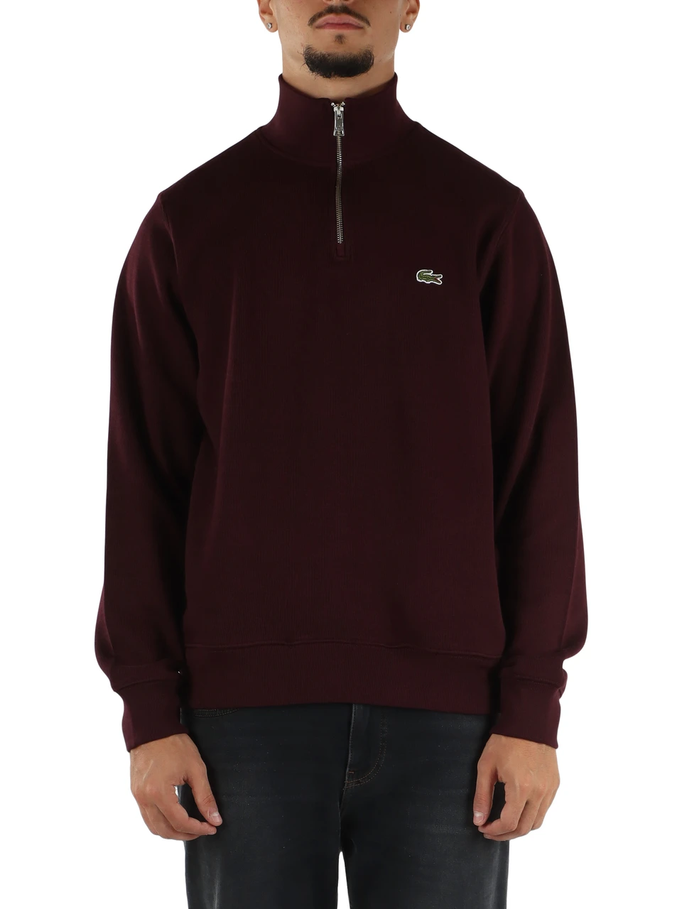 MERLOT | Felpa interlock Regular fit in cotone