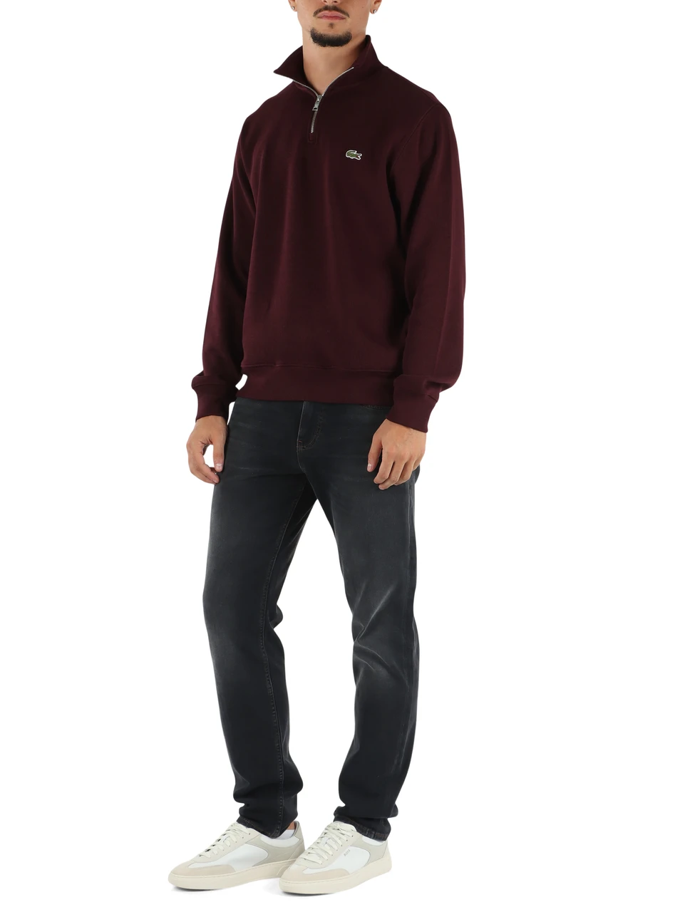 MERLOT | Felpa interlock Regular fit in cotone