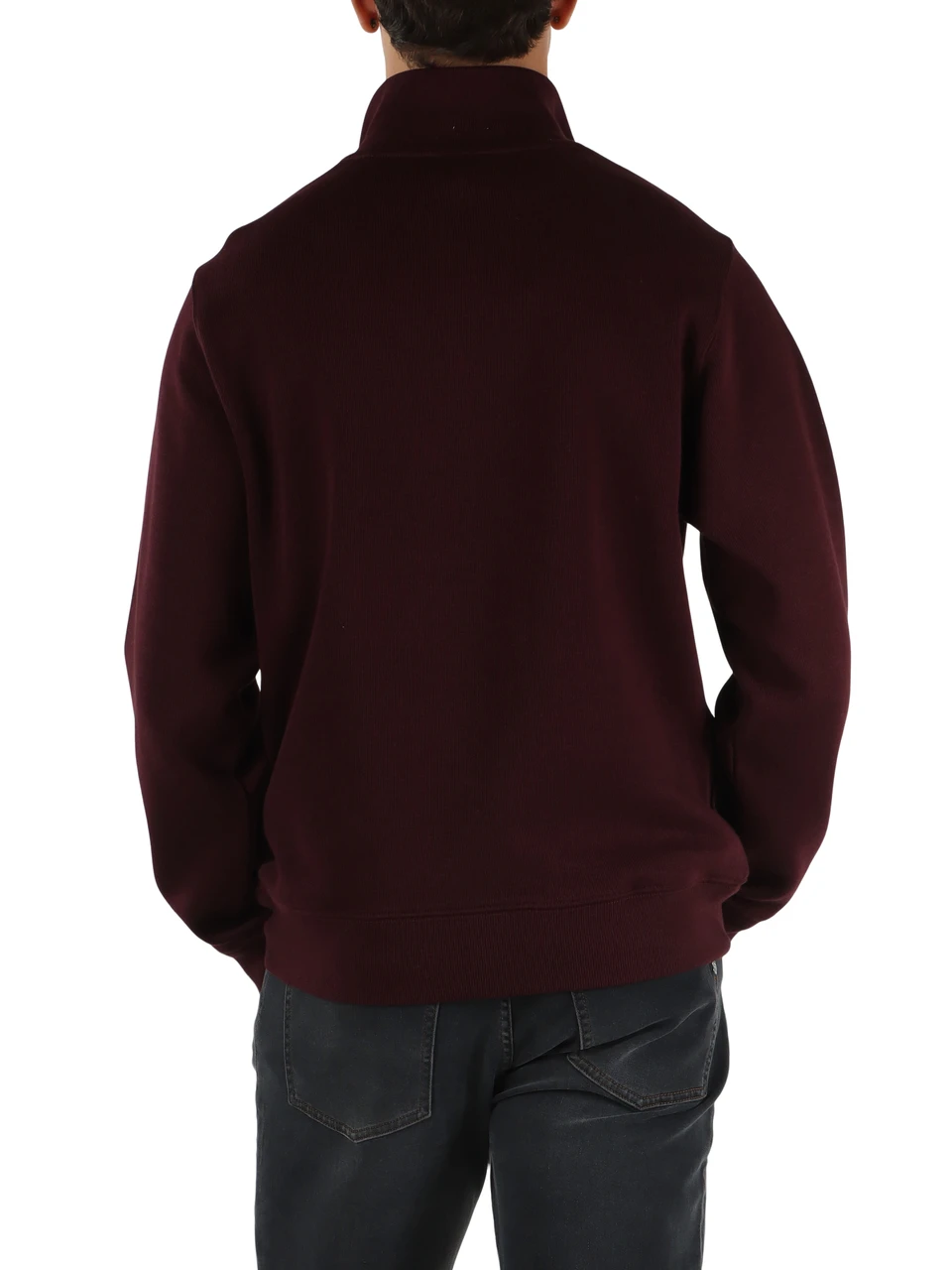 MERLOT | Felpa interlock Regular fit in cotone