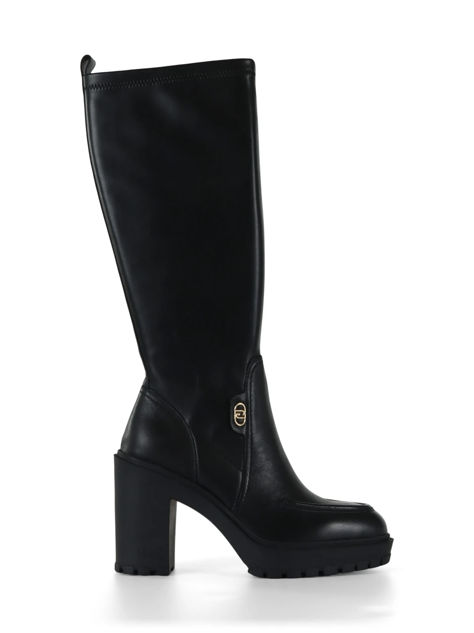 NERO | Stivali in pelle ed ecopelle stretch RUBY 12