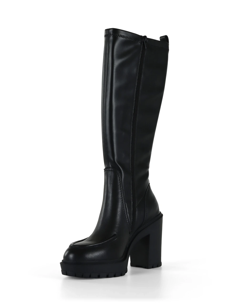 NERO | Stivali in pelle ed ecopelle stretch RUBY 12