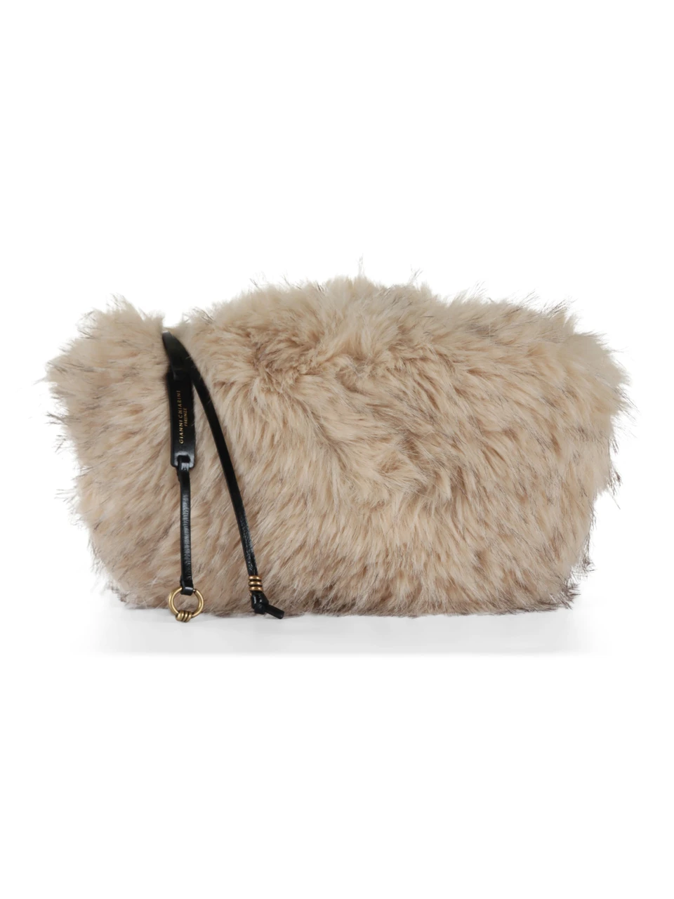 BEIGE | Borsa hobo CLEO in ecopelliccia