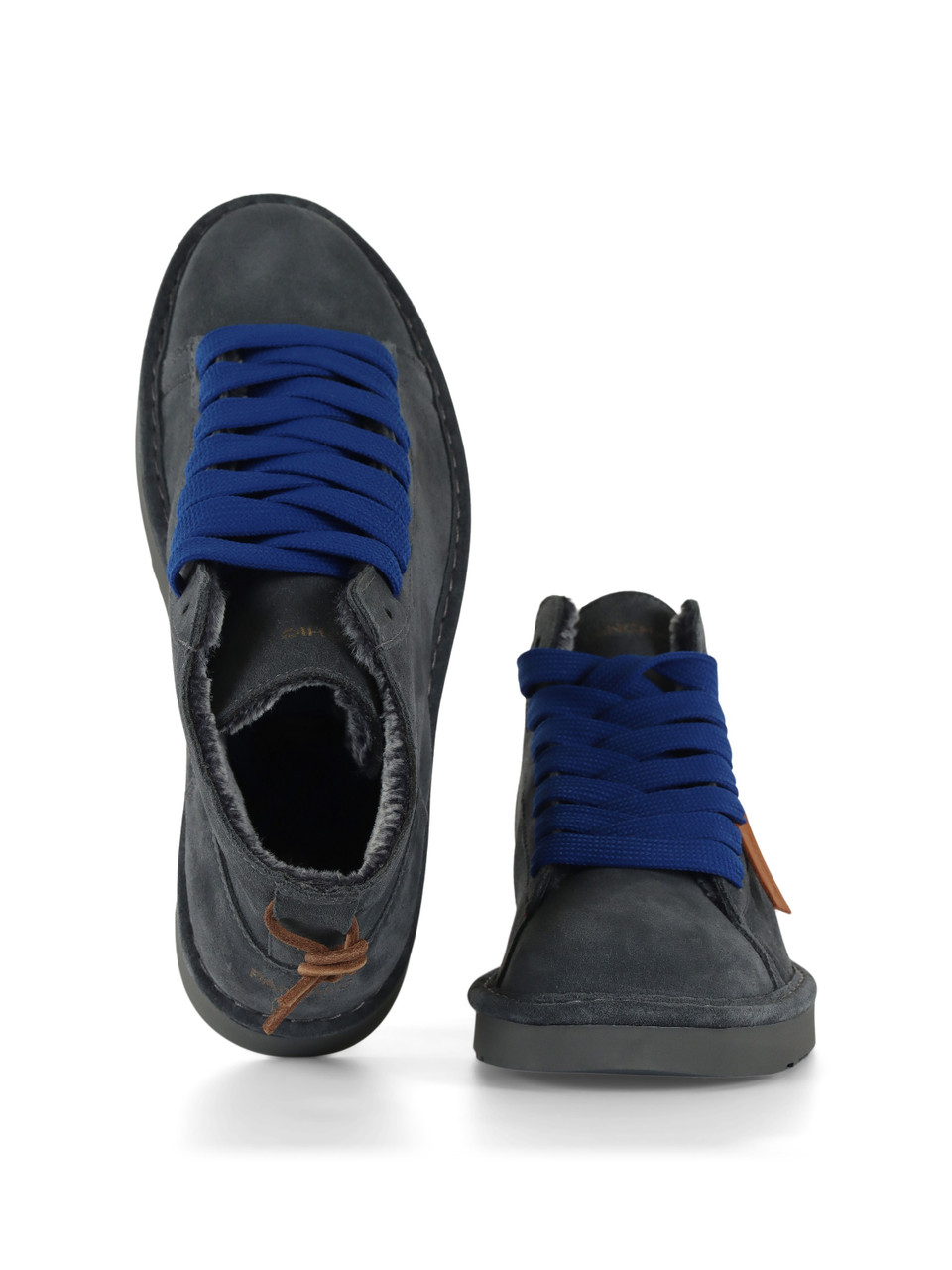 GRIGIO SCURO | Scarponcini in suede P001 ICON